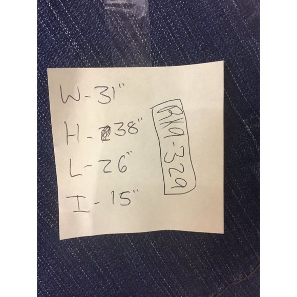 Levis 512 Perfectly Slimming Womens Jeans Capri Size 12 Blue Stretch - Picture 13 of 13